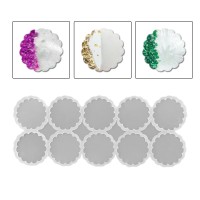 Epoksi Silikon Kalıp Dalgalı Kenar Magnet Kalıbı 6.8 CM 10 Lu Epoksi Silikon Kalıp Dalgalı Kenar Magnet Kalıbı 6.8 CM 10 Lu