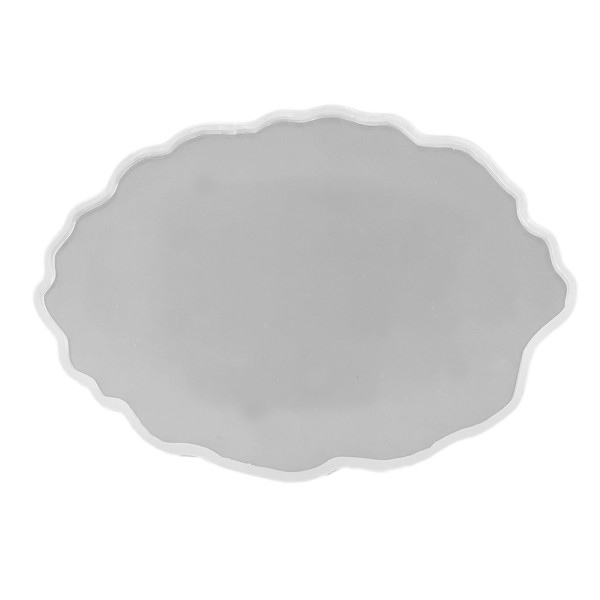 Epoksi Silikon Kalıp YERLİ Nişan ve Söz Tepsi Kalıbı Oval Düzensiz Dalgalı 23X36 CM Epoksi Silikon Kalıp YERLİ Nişan ve Söz Tepsi Kalıbı Oval Düzensiz Dalgalı 23X36 CM