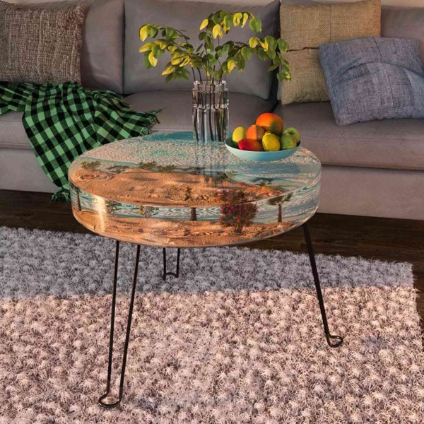 Epoksi Silikon Yuvarlak YERLİ Sehpa Kalıbı 40 CM Epoksi Silikon Yuvarlak YERLİ Sehpa Kalıbı 40 CM
