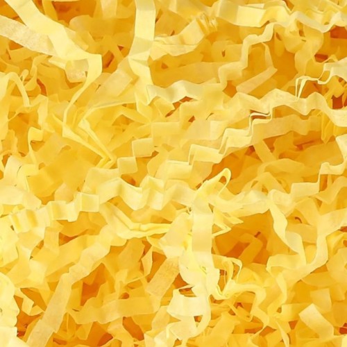 Hediye Zigzag Kırpık Kutu Dolgu Kağıdı 100 GR  Sarı