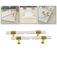 Epoksi Tepsi Kulpu Cam Kulp (2 Adet) Gold Epoksi Tepsi Kulpu Cam Kulp (2 Adet) Gold