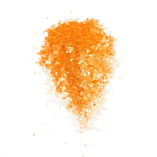 Glitter NEON Sim Epoksi Süsleme Aksesuarı (100 GR)  Turuncu