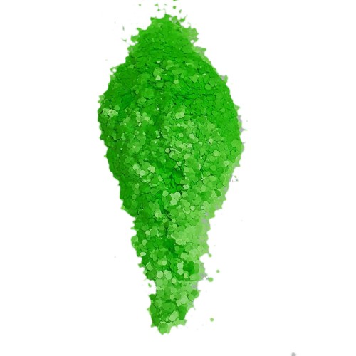 Glitter NEON Sim Epoksi Süsleme Aksesuarı (100 GR)  Yeşil