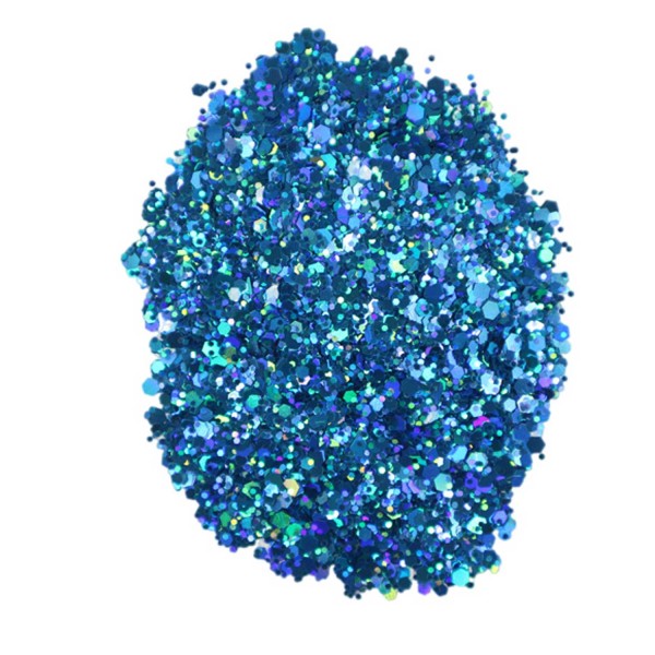 Glitter Sim Epoksi Süsleme Aksesuarı (100 GR)  Mavi