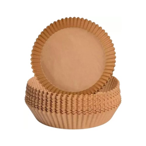 Tek Kullanımlık Tabak  Yuvarlak Air Fryer Için Pişirme Kağıdı 50'li 16 CM