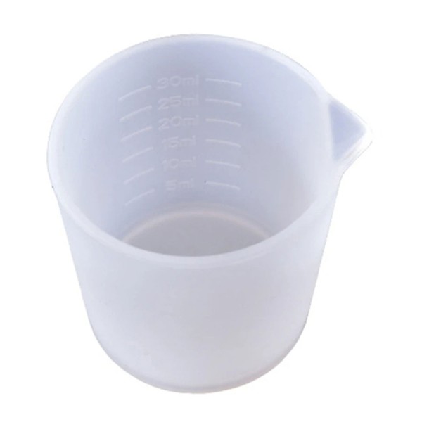 Epoksi Reçine Silikon Beaker Döküm Karıştırma Kabı Uçlu 50 ML
