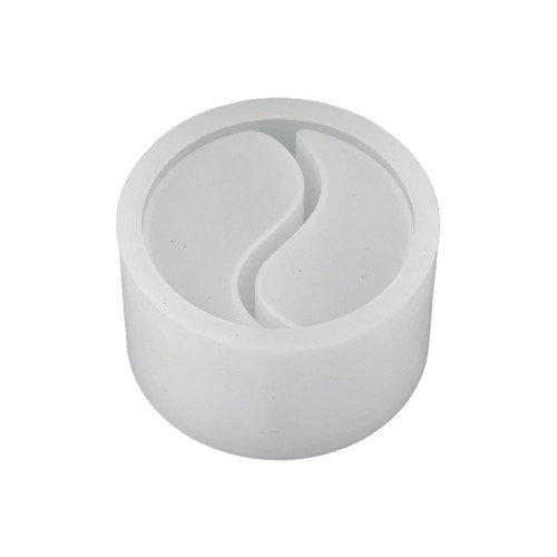 Silikon Mum Ying Yang Sabun Beton Ve Taş Tozu Kalıbı