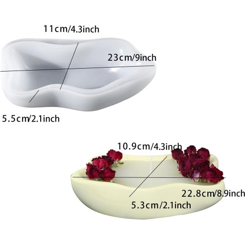 Epoksi Silikon Taş Tozu Beton Tekne Kase Mumluk Kalıbı Epoksi Silikon Taş Tozu Beton Tekne Kase Mumluk Kalıbı