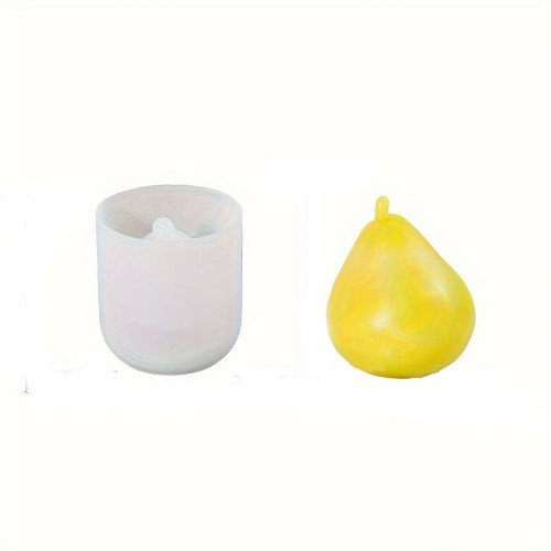 Epoksi Silikon Armut Taş Tozu Kalıbı 8.2X7.3 CM Epoksi Silikon Armut Taş Tozu Kalıbı 8.2X7.3 CM