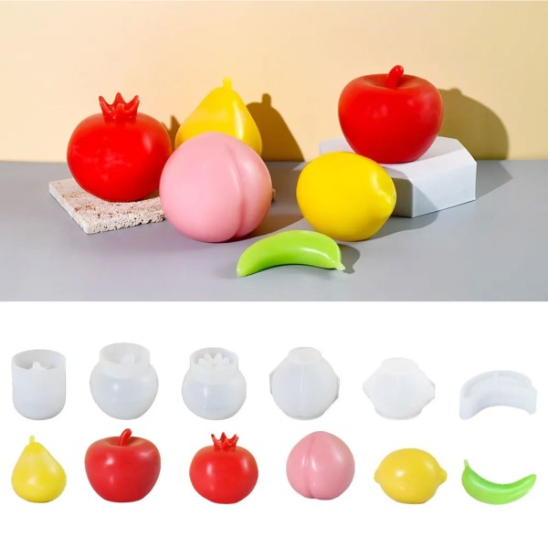 Epoksi Silikon Armut Taş Tozu Kalıbı 8.2X7.3 CM