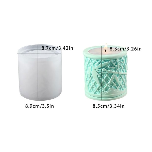 Epoksi Silikon Taş Tozu Geometrik Baskı Desen Mumluk Mücevher Saklama Kutusu Kalıbı Epoksi Silikon Taş Tozu Geometrik Baskı Desen Mumluk Mücevher Saklama Kutusu Kalıbı