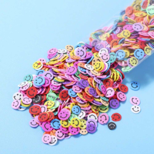 Epoksi Reçine Dolgusu Karışık Glitter Doldu Malzemesi  Figür 100 GR  Emoji