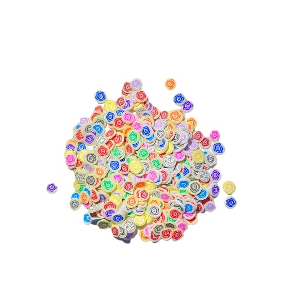 Epoksi Reçine Dolgusu Karışık Glitter Doldu Malzemesi  Figür 100 GR  Gül