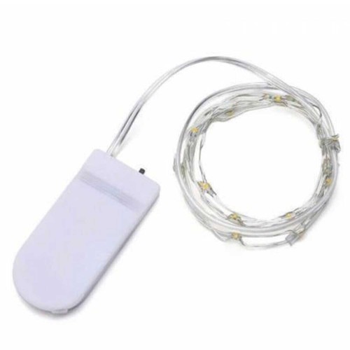 Peri Led Işık|ince Pil Yataklı Şerit Led Kendinden Pilli Rengarenk  (1,5 Metre)