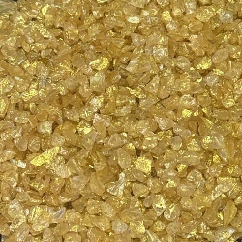 Epoksi Mum Dekoratif 2-4 MM Arlığında Gerçek Cam Kırığı (1 KG)  Gold