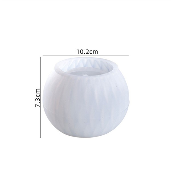 Tahtakale Toptancı Epoksi Beton  Taştozu Saksı ve Kavanoz Silikon Kalıbı 10.2X7,3