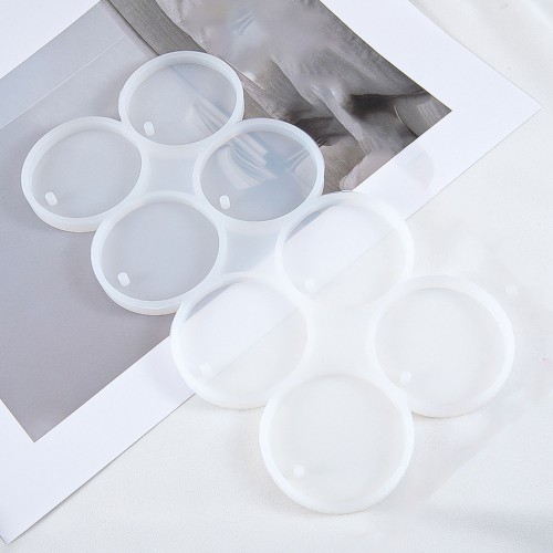 Epoksi Çoklu Silikon Kalıp Anahtarlık Daire Yuvarlak Delikli Kolye Küpe Kalıbı 5 CM 8 Li Epoksi Çoklu Silikon Kalıp Anahtarlık Daire Yuvarlak Delikli Kolye Küpe Kalıbı 5 CM 8 Li