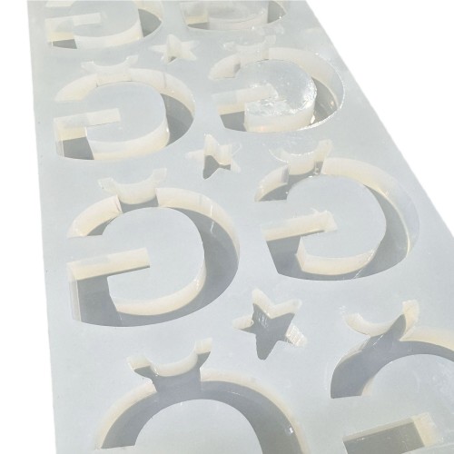 Epoksi Çoklu Silikon Kalıp Ğ Harfi Anahtarlık Reçine Seri Döküm Kalıbı 4 CM 10 Lu Epoksi Çoklu Silikon Kalıp Ğ Harfi Anahtarlık Reçine Seri Döküm Kalıbı 4 CM 10 Lu