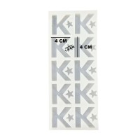 Tahtakale Toptancı Epoksi Çoklu Silikon Kalıp K Harfi Anahtarlık Reçine Seri Döküm Kalıbı 4 CM 10 Lu