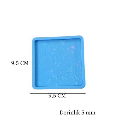 Epoksi Magnet Kalıbı Kendinden Hologramlı Kare Model Epoksi Magnet Kalıbı Kendinden Hologramlı Kare Model