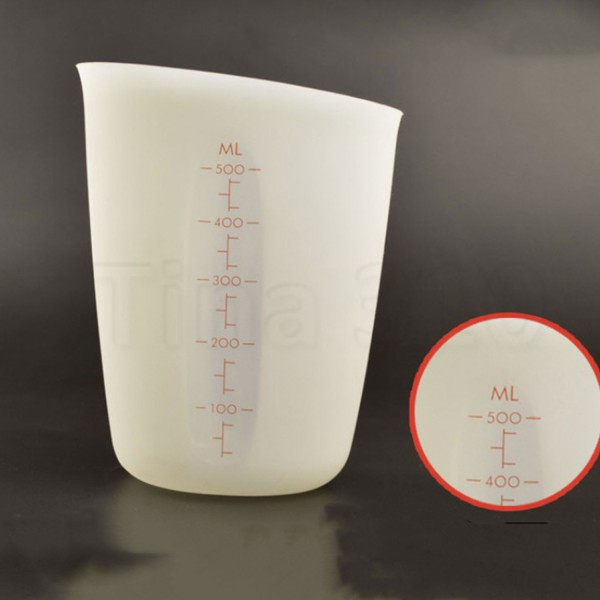 Tahtakale Toptancı Epoksi Reçine Silikon Beaker Döküm Karıştırma Kabı 500 ML