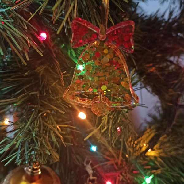 Tahtakale Toptancı Epoksi Silikon Kalıp Çoklu Yılbaşı Zili Kalıbı 10 Lu