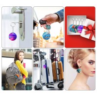 Tahtakale Toptancı Epoksi Silikon Kalıp Delikli Yuvarlak Anahtarlık Kolye Kalıbı 4 Lü