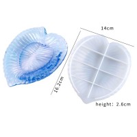 Tahtakale Toptancı Epoksi Silikon Kalıp Kalp Model Tabak Kalıbı 14X16.2 CM