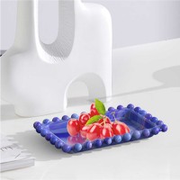 Tahtakale Toptancı Epoksi Silikon Kalıp Eğlenceli El Sanatları Misketli Tabak 16.3CM