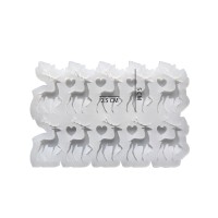 Tahtakale Toptancı Epoksi Silikon Kalıp Geyik Çoklu Yılbaşı Geyiği Kalıbı 10 Lu