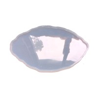 Tahtakale Toptancı Epoksi Silikon Kalıp YERLİ Oval Dalgalı Nişan ve Söz Tepsi Kalıbı 34.5X24.5 CM