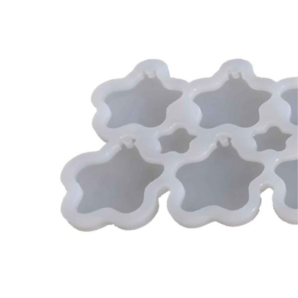 Tahtakale Toptancı Epoksi Silikon Kalıp Yıldız Anahtarlık Kalıbı 10 Lu