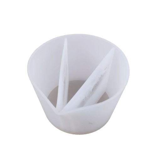 Epoksi Silikon üç  Bölmeli Boya Karıştırma Ve Döküm Kabı