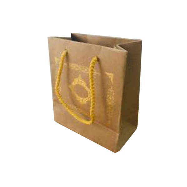Tahtakale Toptancı Karton Hediye Çantası GOLD Saray Desenli 20X20X10 CM (10 Adet)  Kraft