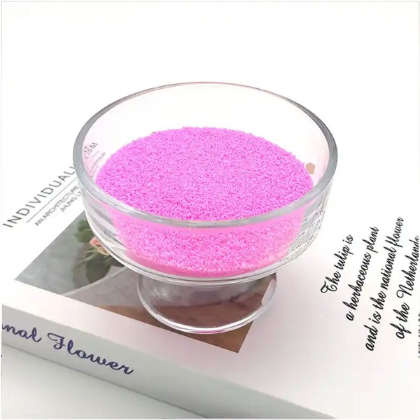 Tahtakale Toptancı Kristal Tozu Boncuk Vanilya Kokulu Parafin (Mum Yapım Malzemesi ) (500) Gram  Pembe