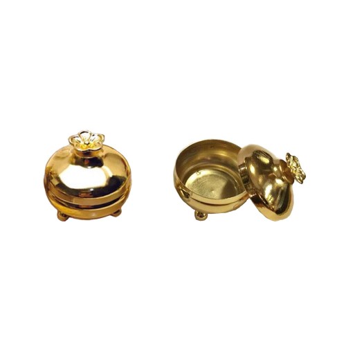Lüx Çiçekli  Damat Fincanı Ve Lokumluk  Seti  Gold