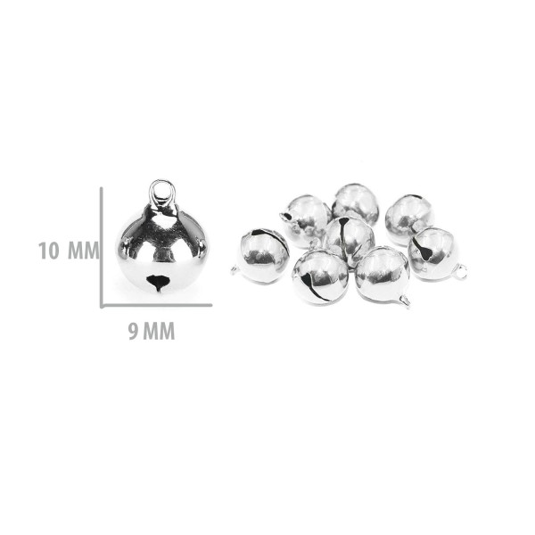 Tahtakale Toptancı Metal Çıngırak Zil  1 CM (2000 Adet)  Gümüş