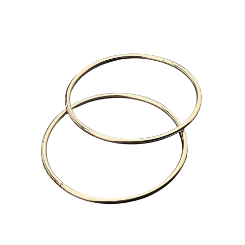 Metal Halka Çanta Halkası 5 CM (25 Adet)  Gold