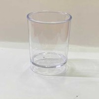 Tahtakale Toptancı Mika Akrilik  Shot Bardak Mum Bardağı  6X4.2 CM 35 CC (12 Adet)