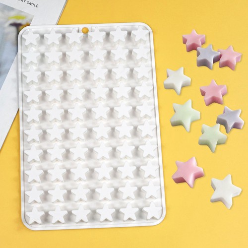 Silikon Kek Kalıp Sugarcraft Minik Yıldız Figürleri Kalıbı Şeker Hamuru Jelibon Kalıbı