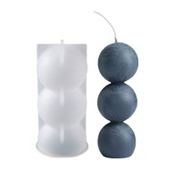 Tahtakale Toptancı Epoksi Reçine Silikon Kalıp Taş Tozu Dikey Bubble Mum Kalıbı