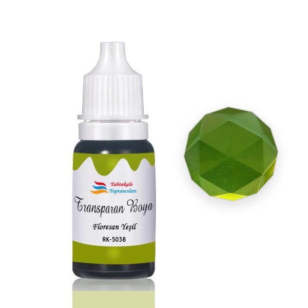 Tahtakale Toptancı Epoksi Reçine Transparan Boya Pigment Şeffaf Epoksi Boyası 20 ML Floresan Yeşil - 5038 Tahtakale Toptancı Epoksi Reçine Transparan Boya Pigment Şeffaf Epoksi Boyası 20 ML Floresan Yeşil - 5038