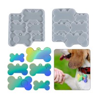 Tahtakale Toptancı Epoksi Silikon Kalıp Kemik Kedi ve Köpek Çoklu Tasma İsimlik Kalıbı