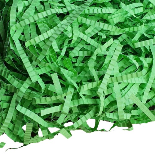 Hediye Zigzag Kırpık Kutu Dolgu Kağıdı 100 GR  Yeşil