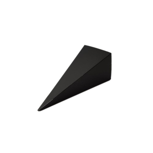 Karton Şeker Külahı Düz Renk 6x6x15.5 (25 Adet)  Siyah