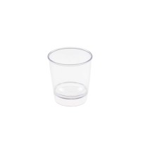Tahtakale Toptancı Mika Akrilik  Shot Bardak Mum Bardağı  6X4.2 CM 35 CC (12 Adet)