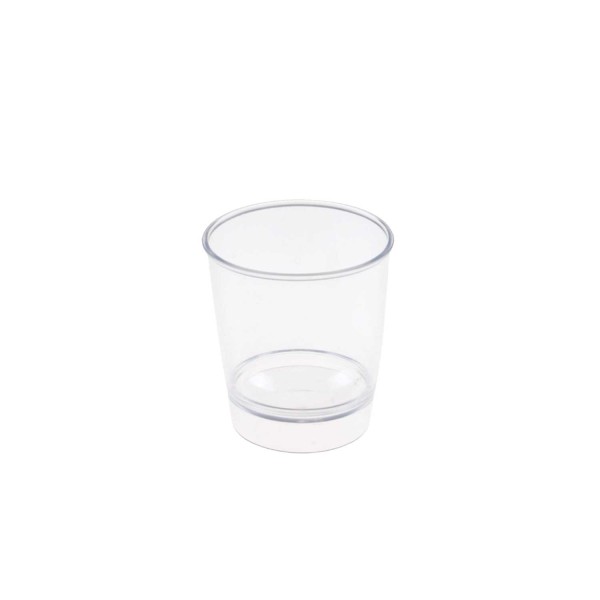 Tahtakale Toptancı Mika Akrilik  Shot Bardak Mum Bardağı  6X4.2 CM 35 CC (12 Adet)