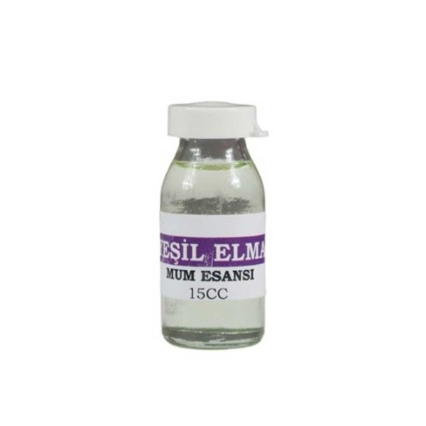 Tahtakale Toptancı Mum Esansı  (Mum Koku Aromaları ) 15 Cc  Yeşil Elma