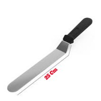 Tahtakale Toptancı Eğik Pasta Sıvama Spatulası Oval Uçlu B073  25  CM