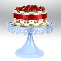 Tahtakale Toptancı Metal Cupcake Standı Mavi Kek Standı
